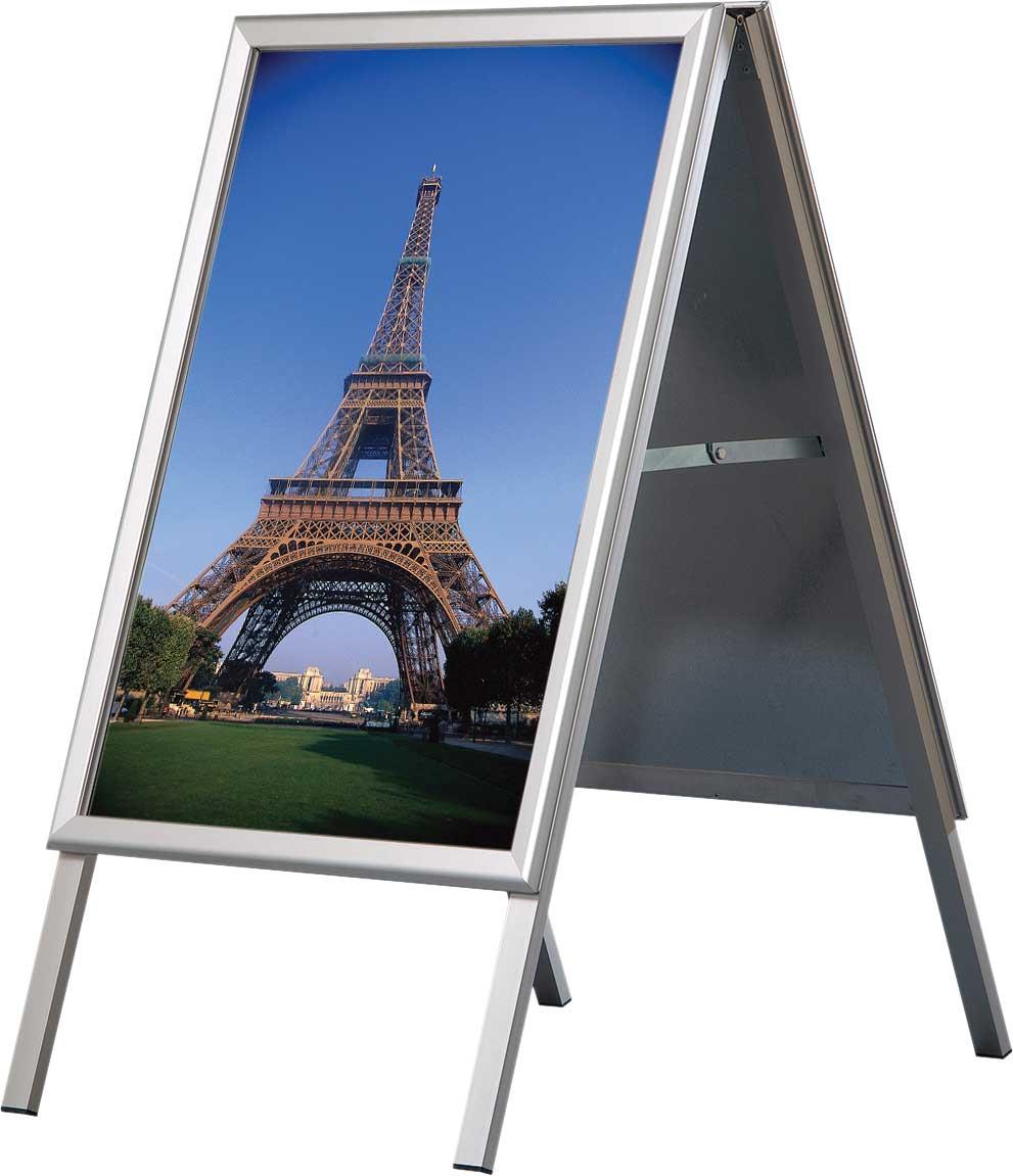 9413166  326160 Plakatstativ Snap 32 mm,50 x 70 cm,alu 